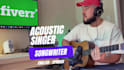 write and sing a custom acoustic guitar song in english or spanish