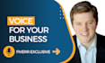 be your american male video voiceover