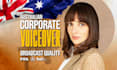 record a female corporate voiceover in my australian accent