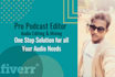 edit dialogue and your audio podcast in 12 hrs