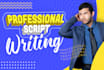 record a male american english corporate narration