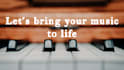 record piano and keyboard for your song