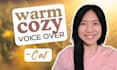 do a calm soothing friendly warm american female voice over, meditations ads