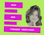 fast friendly voice over