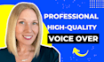 record a female english voice over for your commercial
