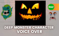 record a deep, wise, or wicked character voice over