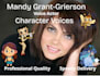 create a female character voiceover