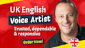 do conversational corporate video explainer voice over in british english