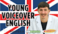 record a young voice over in english