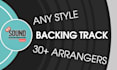 do backing track in any style and complexity