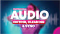 clean up, edit, mix, sync, and master your audio and podcast