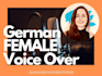 record a female german voice over in a modern charming voice