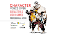 voice over a male character for anime, animation and video games
