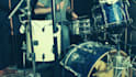record retro and vintage drums