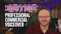 record a british english male voiceover for your commercial
