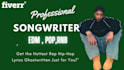 create original afro rnb pop rap edm songs for you