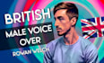 record a professional british male voice over