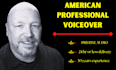narrate american male white board video