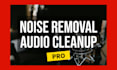 remove background noise, clean up and enhance audio or video
