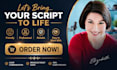 record an american female voice over for your video narration