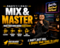 professionally mix, master afrobeat, amapiano and soca song