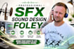 create professional sound design, foley and audio post for your video