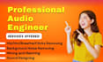 do audio fix, audio editing and noise reduction in audacity