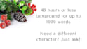 record a mrs claus voiceover and other holiday characters