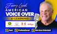 record american male elearning voice over