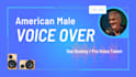 record a professional american english male voice over