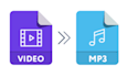 convert any videos to audio,mp4 to mp3 etc