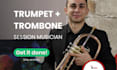 record trumpet and trombone brass section