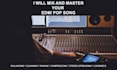 mix and master your edm, pop, rap, song