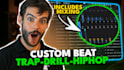 create a custom rap, trap, drill or hip hop beat
