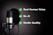 record an english voiceover with a russian accent