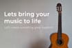 record professional acoustic, electric or classic guitar on your song