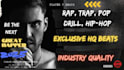 produce a custom rap trap pop hip hop beat