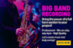 record a big band professionally