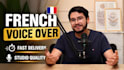 record a professional  male french voice over