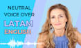 record a voiceover in latin american english