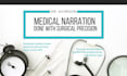 do medical narrations, ads and e learning programs with surgical precision