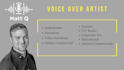 be your professional male english voice over artist