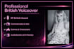 provide a professional british female narration for you