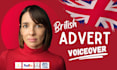 record your advertisement in a british accent