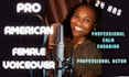 record a professional, american female voice over in 24hrs