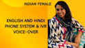 record voiceovers for english and hindi IVR and announcements