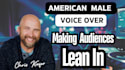 be the male voice over for your characters