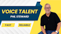 record an american male voiceover