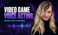 voice a british female character for your video game