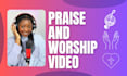 sing a praise and worship set for your online ministry